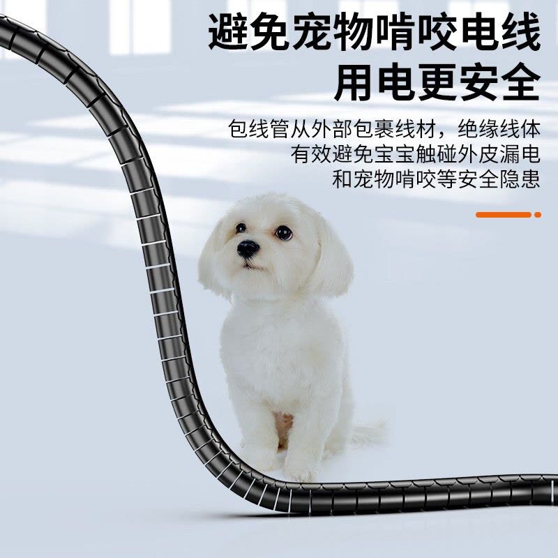 胜为(shengwei)CBX1502G包线管线束缠绕带电脑走线汽车电源线整理收纳保护套防宠物撕咬2米可裁剪图片