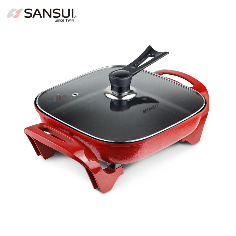 山水(SANSUI) SHG-3009 多功能不锈钢电火锅电蒸锅电煮锅电热锅
