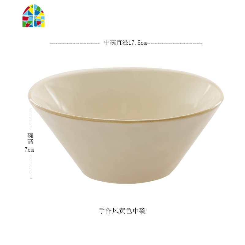 碗碟套装家用瓷器餐具家用陶瓷大碗盘碗筷日式创意个性吃饭碗4人 FENGHOU 灰色手作风小号盘1个