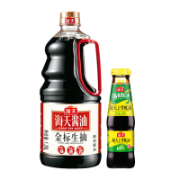 海天酱油 蚝油 金标生抽1.28L 上等蚝油260g 酱香酱油 厨房炒菜调料 调味料