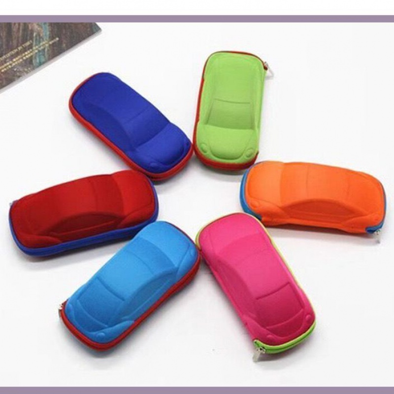 小汽车眼镜盒宝宝可爱儿童眼镜盒女韩国小清新创意太阳镜收纳盒