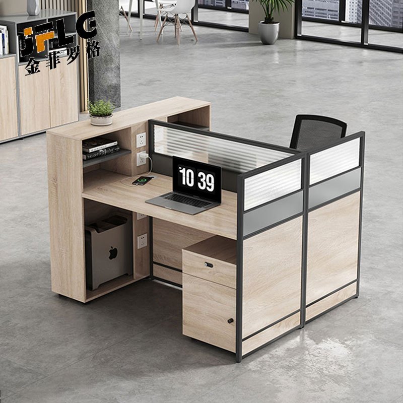 苏宁 金菲罗格 办公家具 板式职员办公屏风卡位办公桌高清大图