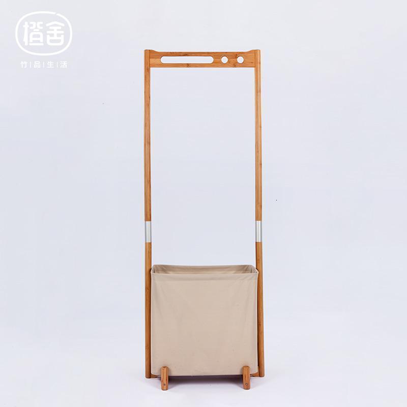 森美人原创组合衣帽架卧室转角落地竹衣架多功能欧式收纳置物架高清大图
