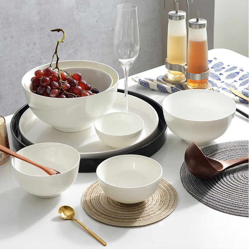 铁斯特 骨瓷餐具 奥碗 饭碗 TST-G006(9寸)高清大图