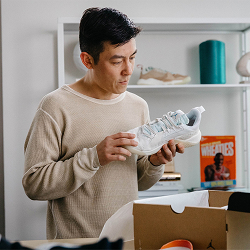 airjordandeltasp陈冠希联名同款薄荷绿男士休闲运动低帮篮球鞋