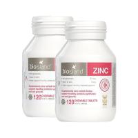 2瓶|Bio Island佰澳朗德 婴幼儿宝宝儿童补锌咀嚼片 120粒/瓶(1-3岁)