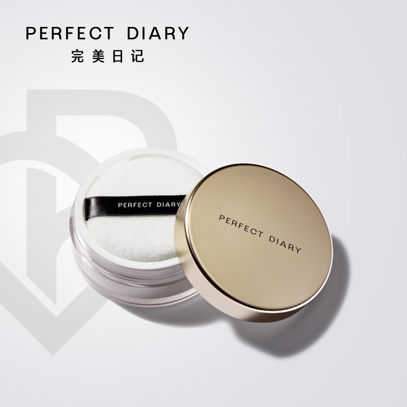 完美日记(PERFECT DIARY) 云纱柔焦控油散粉03自然色(黄调偏白)高清大图