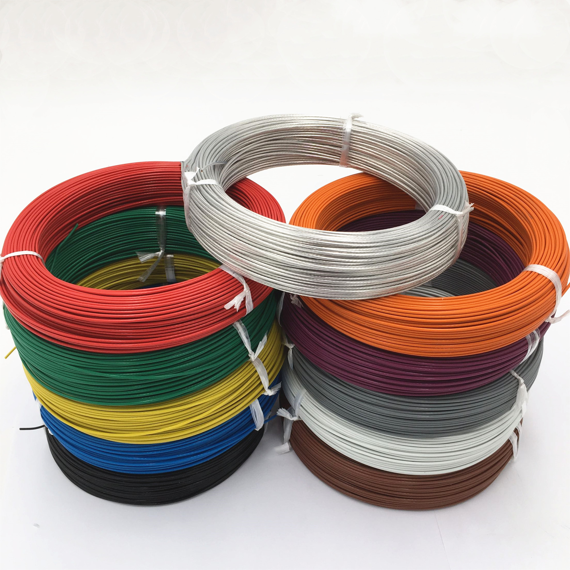 国标地感线道闸停车场专用铁氟龙高温地感线圈线 0.5平方300m