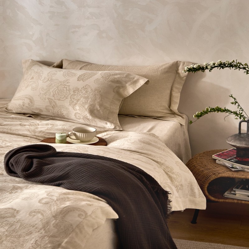 汉司家纺 HANSI-75 棉麻四件套 220*240cm (计价单位:套)布兰卡高清大图