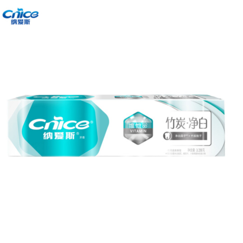 180g纳爱斯竹炭·净白牙膏