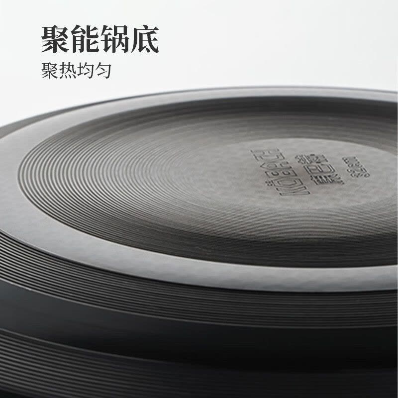 康巴赫(KBH) 卡维诺铁锅三件套 精铁材质均匀导热轻油少烟防烫可悬挂手柄炒锅煎锅汤锅 LPB-JT03 jh图片