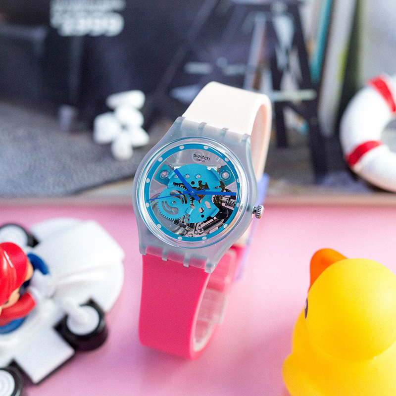 swatch斯沃琪手表色彩密码系列炫彩石英男女表瓦里戈蒂