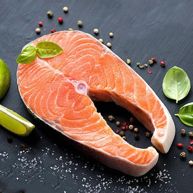 赛卡伊三文鱼排挪威三文鱼排刺身中段冰鲜冷冻水产海鲜三斤家庭装