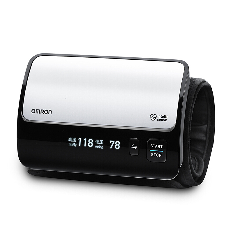 欧姆龙(OMRON)进口电子xue压计家用上臂式 日本原装 医用蓝牙APP智能xue压仪J760
