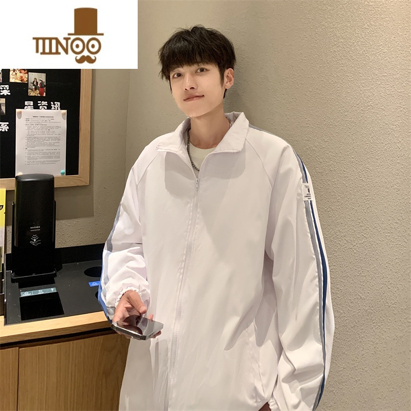 YANXU棒球服夹克男2023秋季新款潮牌美式高街冲锋衣港风设计感宽松外新高清大图