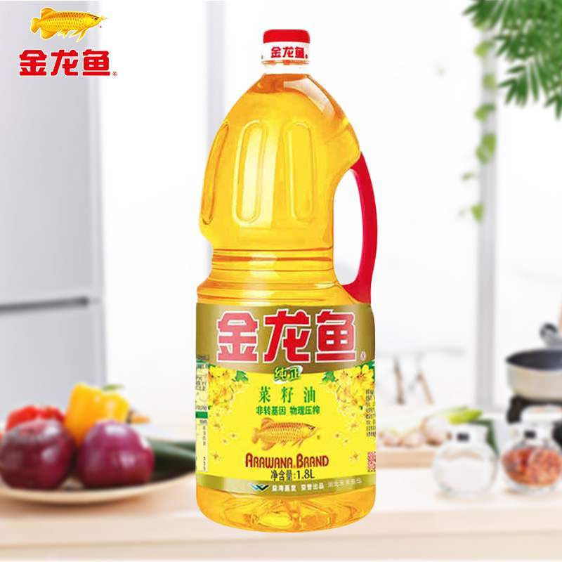 金龙鱼纯正 菜籽油1.8L