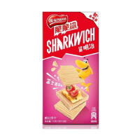 雀巢(Nestle)脆脆鲨鲨明治芝士番茄味威化饼干132g