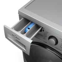 美的（Midea）滚筒洗衣机全自动 8公斤变频洗烘一体机家用 羽绒柔烘 蒸汽洗烘 MD80VT715DS5 双温除菌
