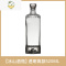 YICHENG酒壶玻璃瓶家用装酒泡酒瓶白酒瓶子密封空酒瓶客厅摆件一斤装酒瓶 [冰山酒瓶]透明高款520ML酒具
