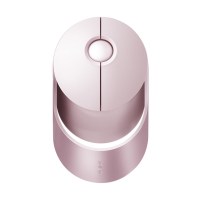 雷柏Ralemo Air1 粉色乐萌鼠标无线充电多模式鼠标