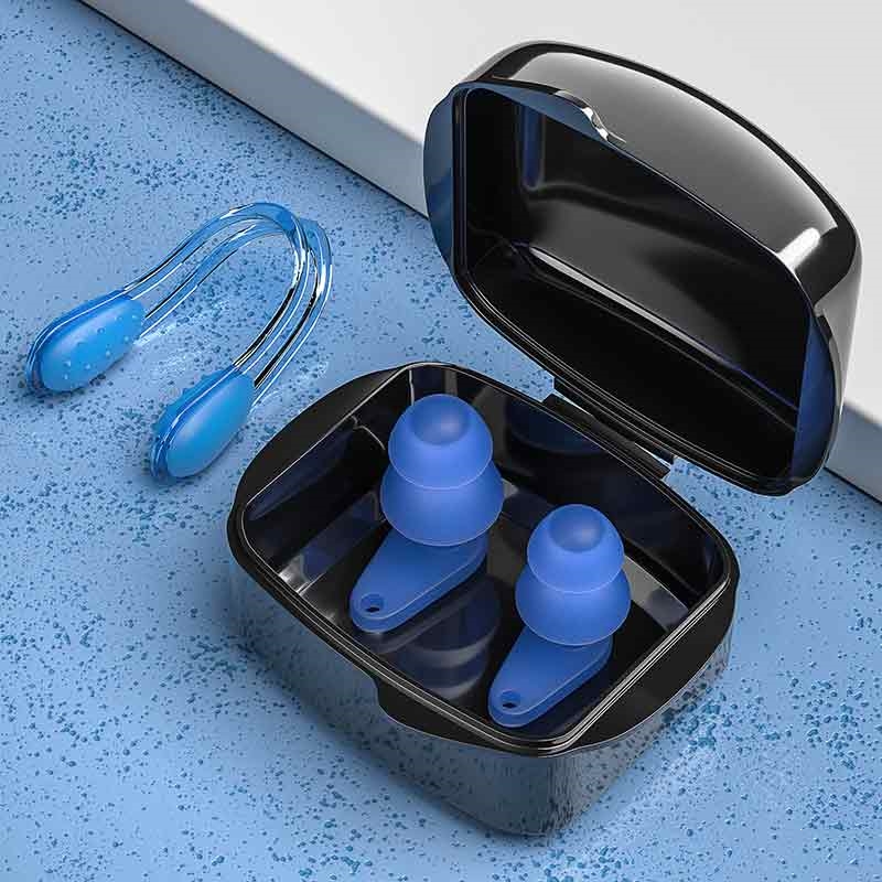 佑游游泳耳塞防水专业洗澡中耳炎防耳朵进水神器儿童宝宝潜水鼻夹装备