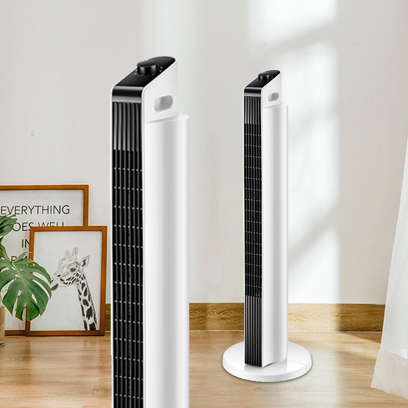 tcl电风扇家用塔扇摇头台立式落地电扇机械静音节能宿舍无叶风扇 tfz