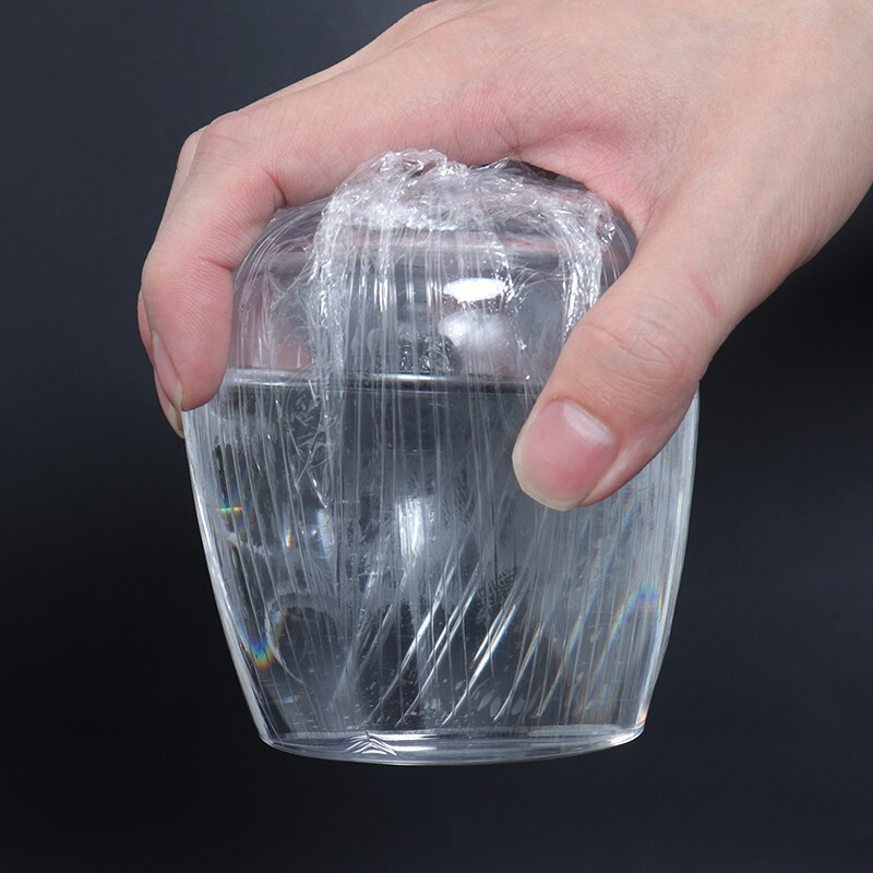 利得家用一次性手撕保鲜膜家用 经济装食品保鲜膜大卷易撕20cm*50m