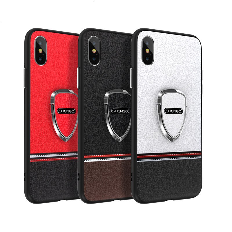 适用 带车载磁吸iPhoneX手机壳iPhone8plus7p6s磁铁6x支架吸盘