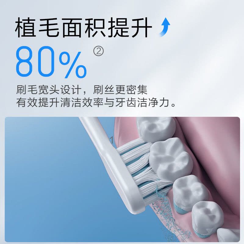 松下(Panasonic)电动牙刷EW-DC31白色电动牙刷小彩刷成人情侣款软毛磁悬浮声波震动清洁护图片