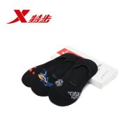 特步(Xtep)运动女袜短袜船袜隐形袜三双装新款运动袜薄款882338519053