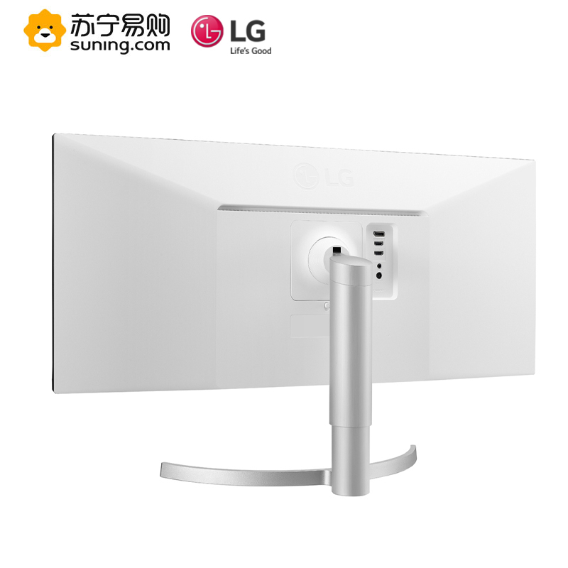 LG 34WN650 34英寸21:9超宽IPS屏 HDR400 sRGB99% 三边微边框 FreeSync 升降底座 内置音箱 低闪屏电脑液晶显示器