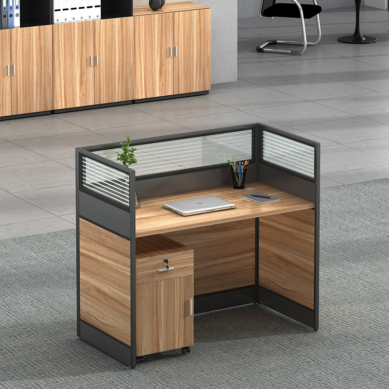 中豫鑫泽 ZYXZ5031822 屏风工位职员办公桌员工卡座 单人位含柜高清大图