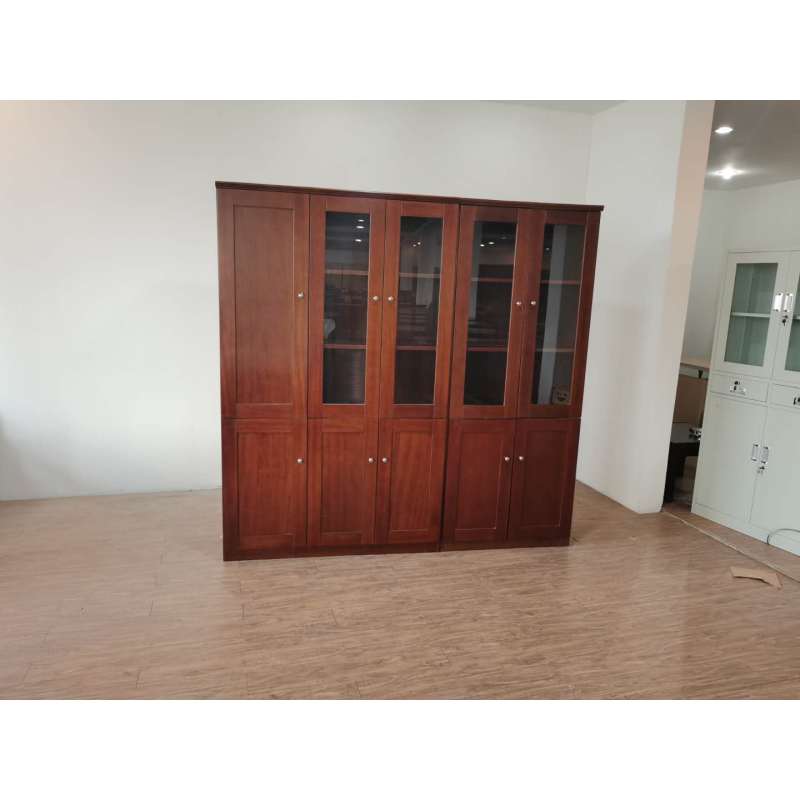 楚昌三门书柜木皮资料柜档案柜JCJJ-SG01规格1200*400*2000