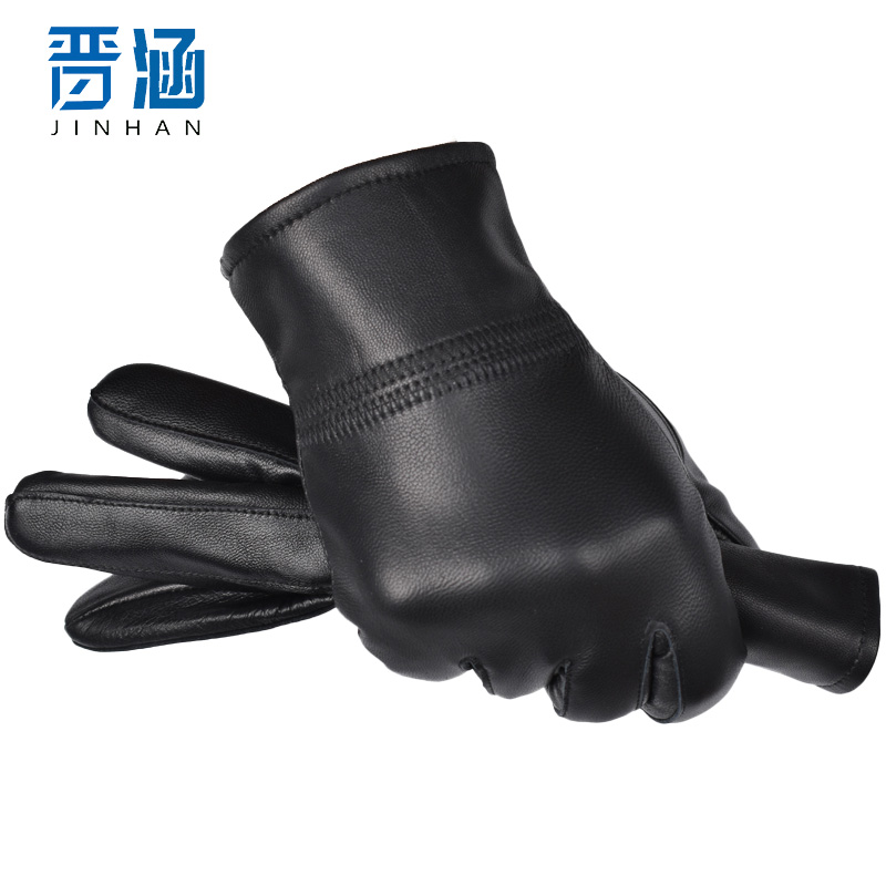 晋涵 防寒羊皮手套 均码/双高清大图