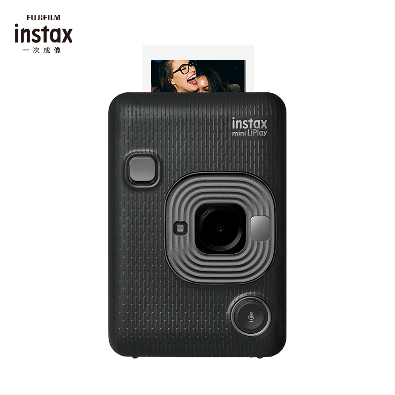 [数模来袭]富士(FUJIFILM)instax mini LiPlay深空灰 立拍立得胶片相机 套餐四(含60张相纸)高清大图