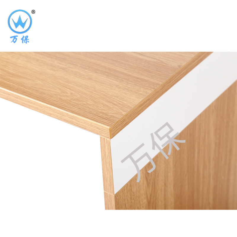 [万保]办公家具 板式办公桌 职员桌 公司电脑桌单人位职员学习桌