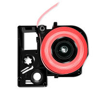 艾洁 爱普生18mm红底黑字标签色带适用EPSON LW400;LW700;LW600P;LW1000P LK-5RBP