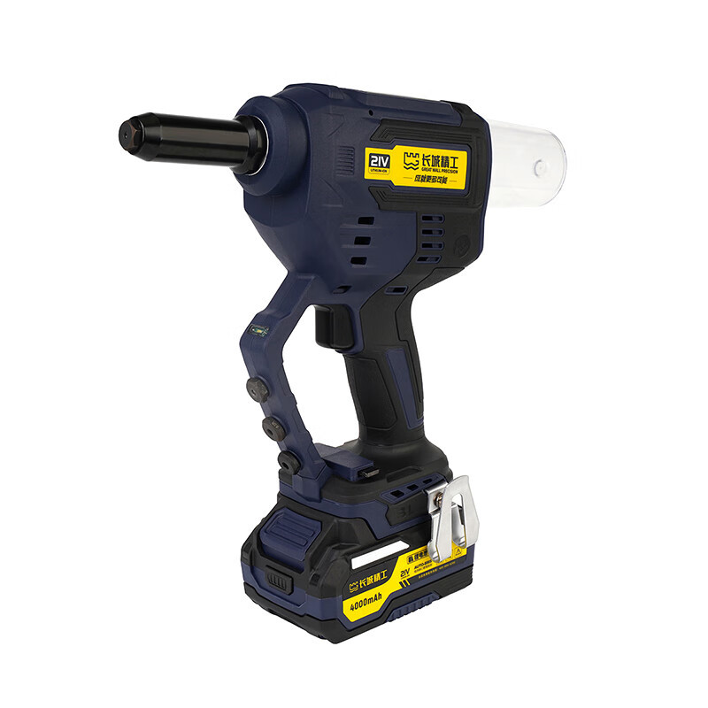 长城精工730233锂电无刷拉铆枪21V/4.0Ah/20000n