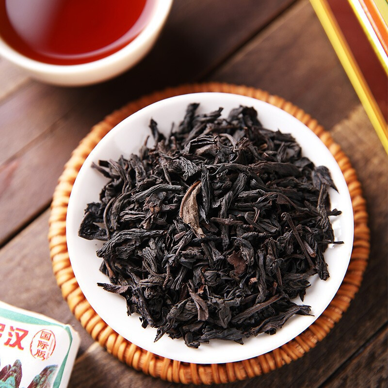 中茶牌茶叶 海堤乌龙茶 2020年铁罗汉国际版八年陈茶足火一级岩茶 单盒装 60克