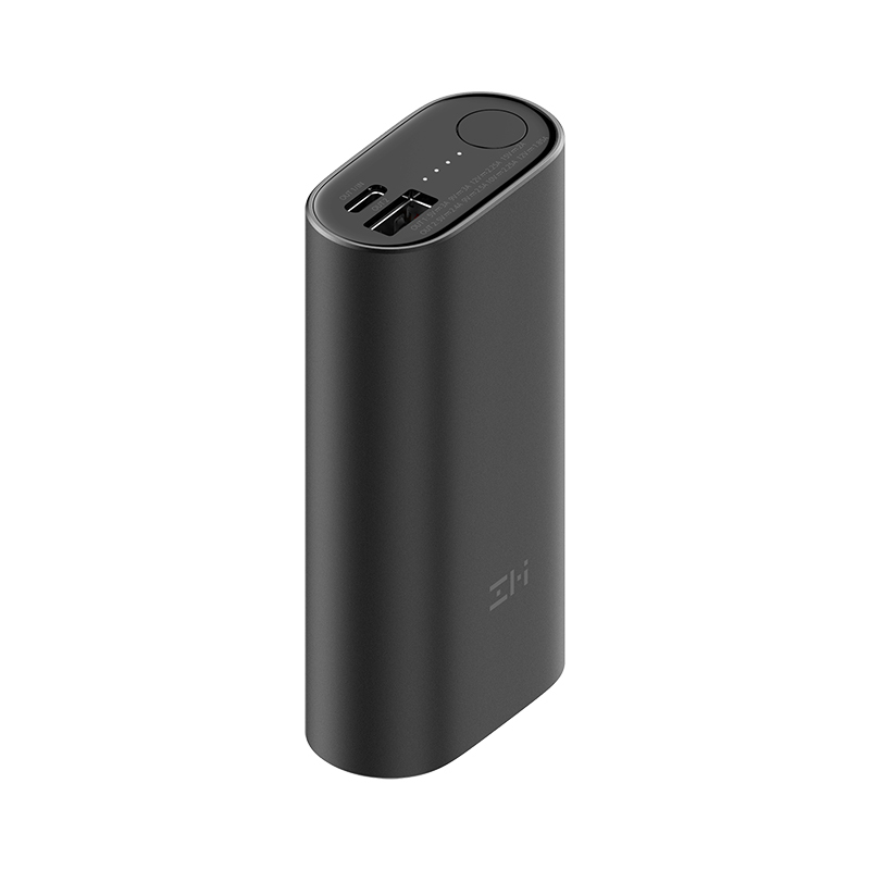ZMI紫米10000mAh迷你移动电源小巧便携PD30W快充苹果20W充电宝适用于iPhone12小米红米k40至尊黑