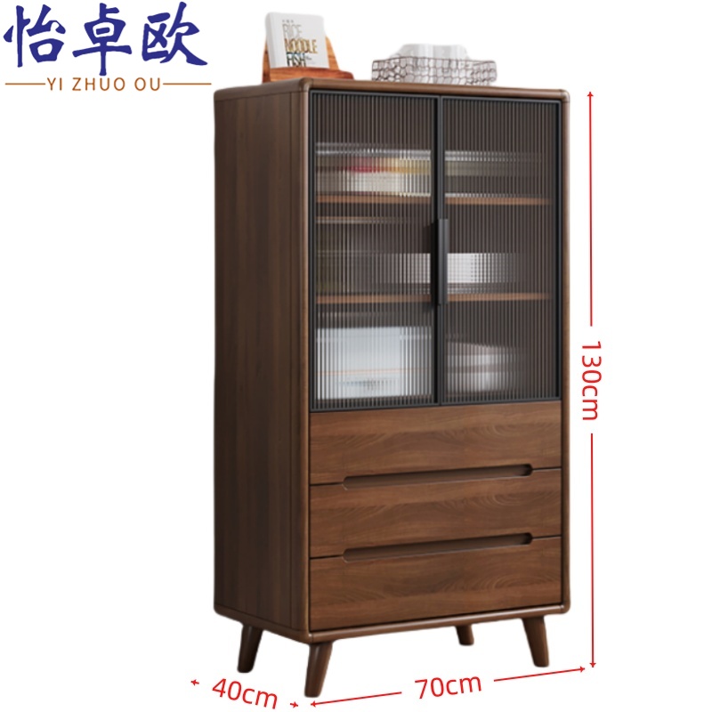 怡卓欧餐边柜70*40*130cm个高清大图