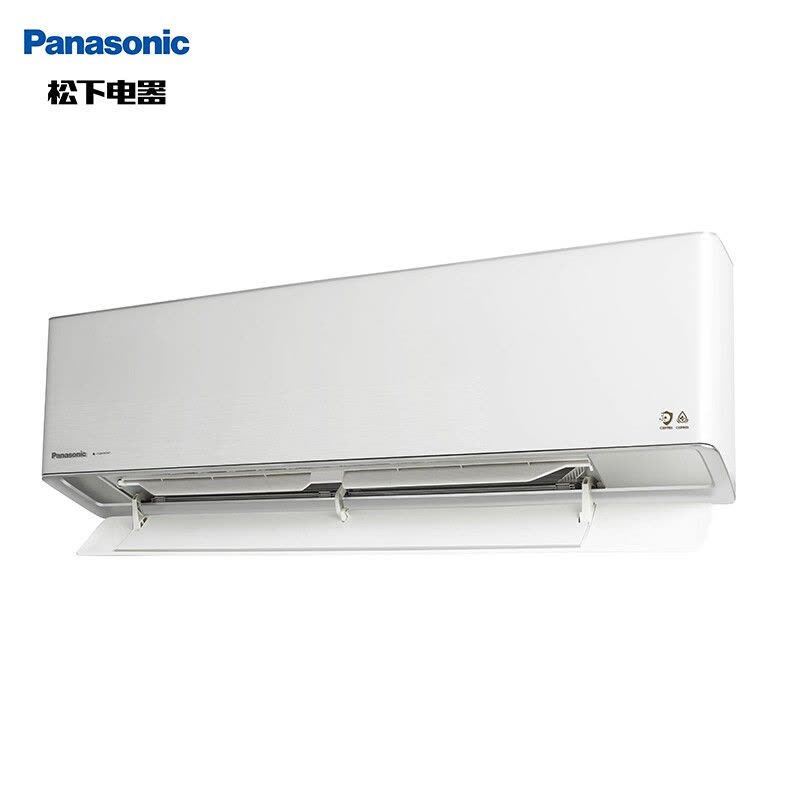 松下空调1.5匹1.5p挂壁式空调挂机 新一级能效 节能省电 独立除湿 纳米水净膜 变频冷暖 清循环 除病毒 纳诺怡清洁图片