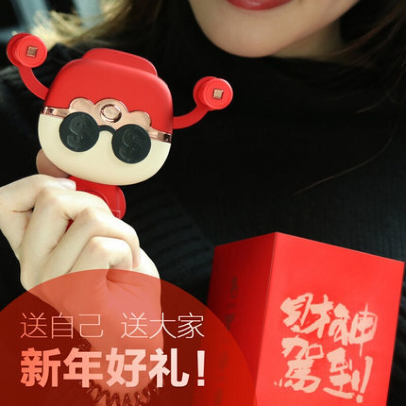 财神驾到手机支架 创意汽车用品出风口车载导航 财神手机车载支架 财神驾到大红色手机支架
