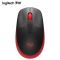 [自营官方旗舰店]罗技M190 鼠标 无线鼠标 大手鼠标-炫彩红
