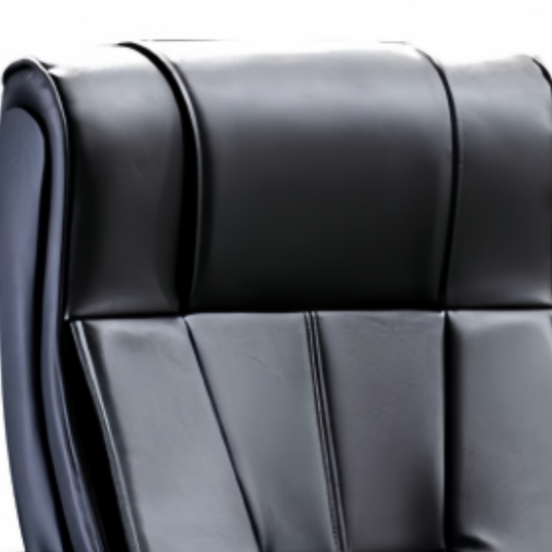 豫龙都 老板椅 黑色把高清大图