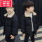 可莉允男童冬装手塞羽绒棉棉衣外套2021新款儿童中大童棉袄加厚冬季棉服