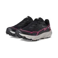 萨洛蒙(SALOMON)Salomon越野跑鞋女款GORE-TEX防水防滑耐磨抓地力 Black/Black/Pink_Glo 40.5