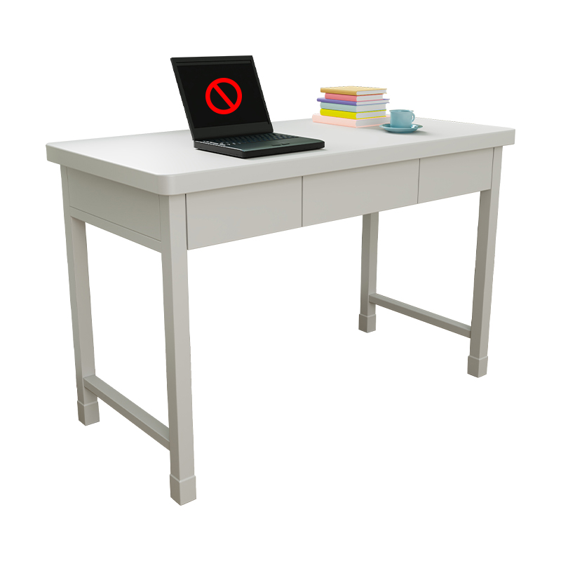 臻远ZYJ-09钢制办公桌电脑桌学习桌培训桌 三抽桌