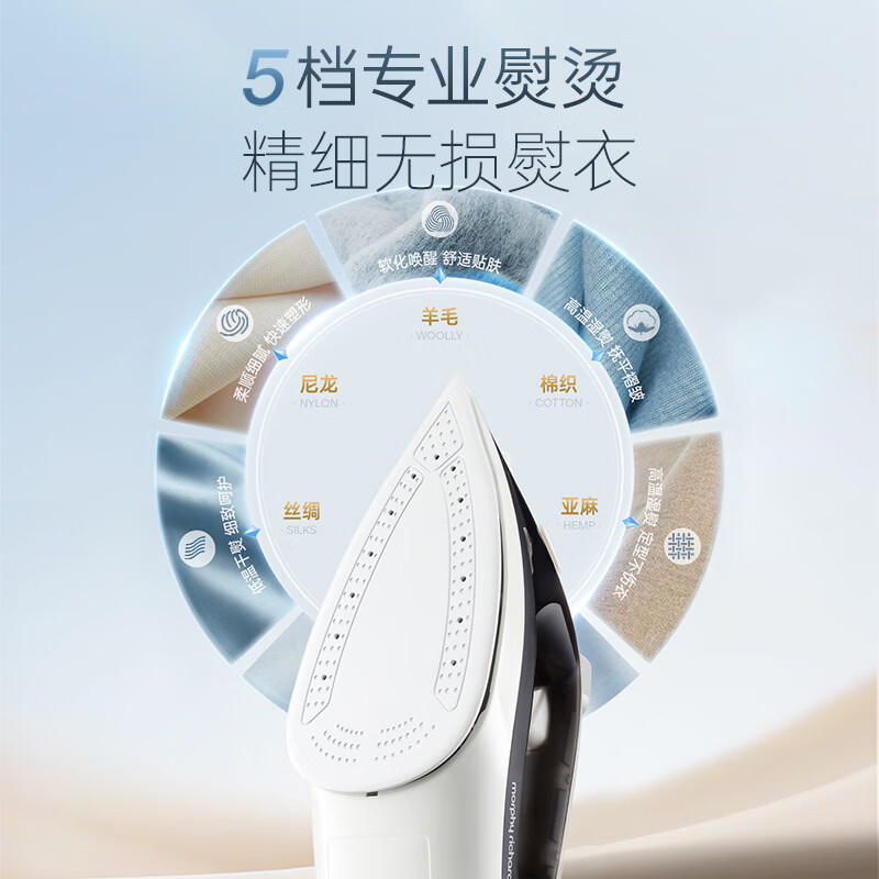 摩飞电器 挂烫机家用手持熨烫机 蒸汽电熨斗便携式旅游出差烫衣服神器Plus大面板 MR4013高清大图