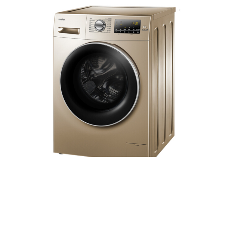 海尔(Haier) 滚筒洗衣机全自动 8公斤变频 洗烘一体 智能APP控制 防霉抗菌窗垫EG8014HB39GU1
